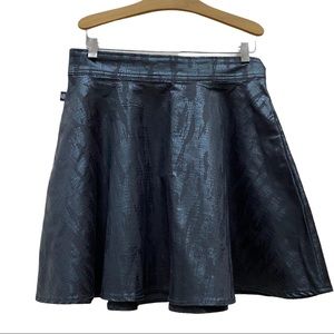 Rock & Republic grunge Y2K coquette snakeskin print skirt size 4